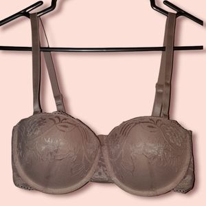 Pink Lace Multi-Way Push Up Bra
